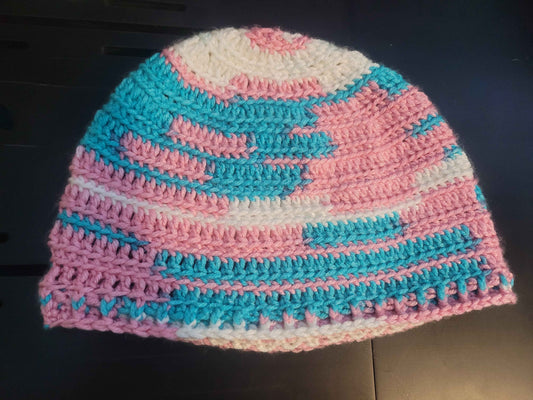crochet pride beanie