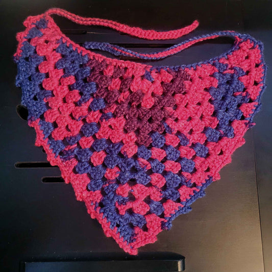 crochet pride bandana