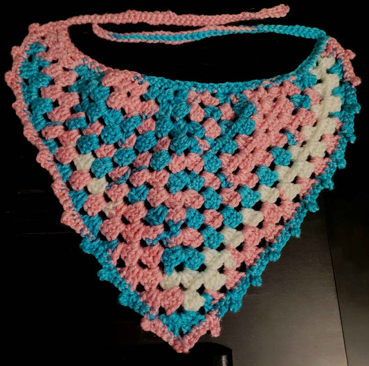 crochet pride bandana